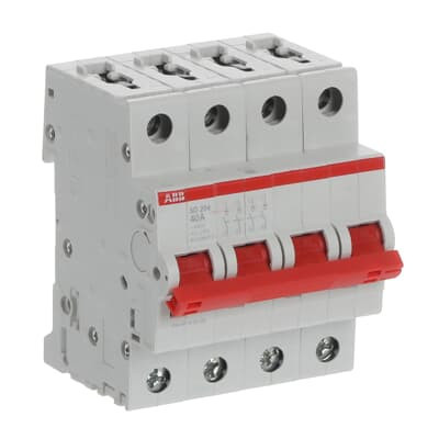 Рубильник ABB SD204/40 AC/DC 4P 40A 25кА 2CDD284101R0040