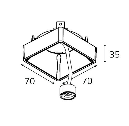 Накладной светильник Italline FASHION FX1 white + FASHION FXR gold