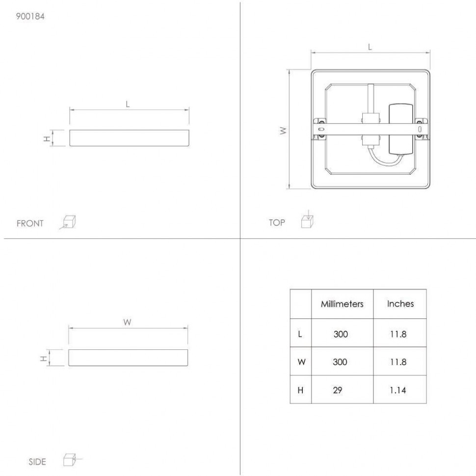 Настенно-потолочный светильник Eglo Fueva 5 900184