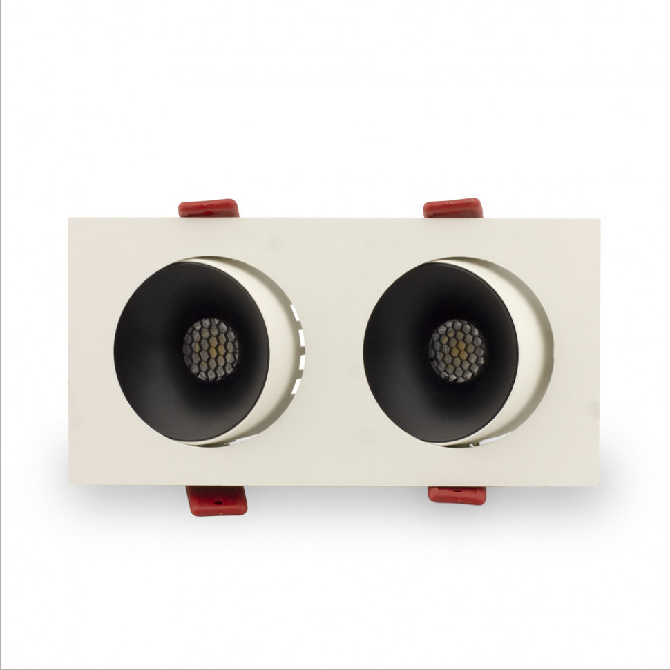 Встраиваемый светильник AM Group AM480-2 BK+WH 15,4W