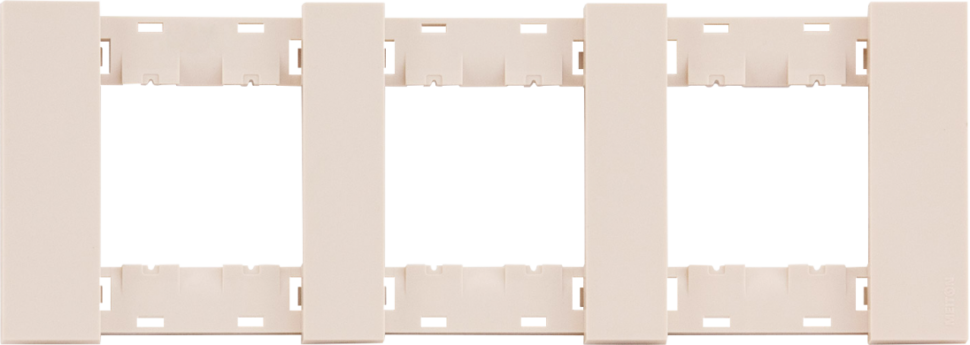 Рамка 3-ая цвет-песочный матовый MEITON AA4802M3AM