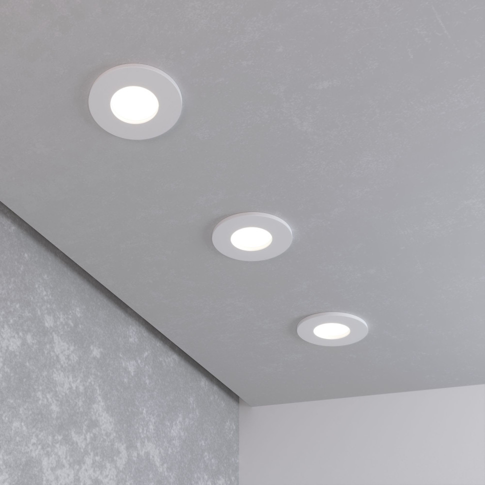 Встраиваемый точечный светильник 125 MR16 белый матовый