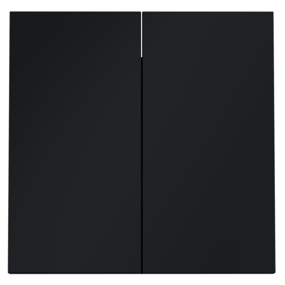 Клавиши для выключателя/переключателя двухклавишного, S70 (графит)