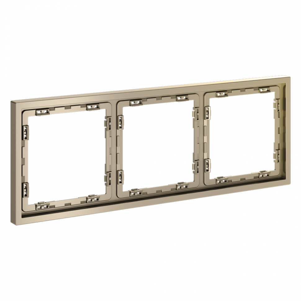 Рамка 3-я  универсальный монтаж: горизонтальный/вертикальный., IP-20. 1 1 1