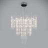 Подвесная светодиодная люстра с пультом управления и декором из акрила 91102 LED