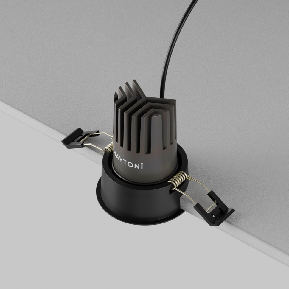 Встраиваемый светильник Maytoni Technical Dip Hight DL123-10W-2.7K-B