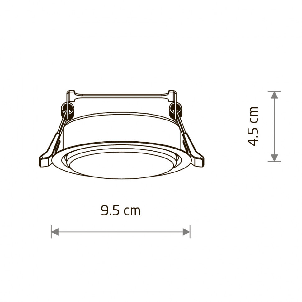 Встраиваемый светильник Nowodvorski Uno S White 10840