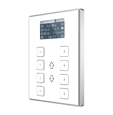 Контроллер комнатный KNX, с экраном 1.8 дюймов и меню, 8 кнопок Zennio TMD-Display View