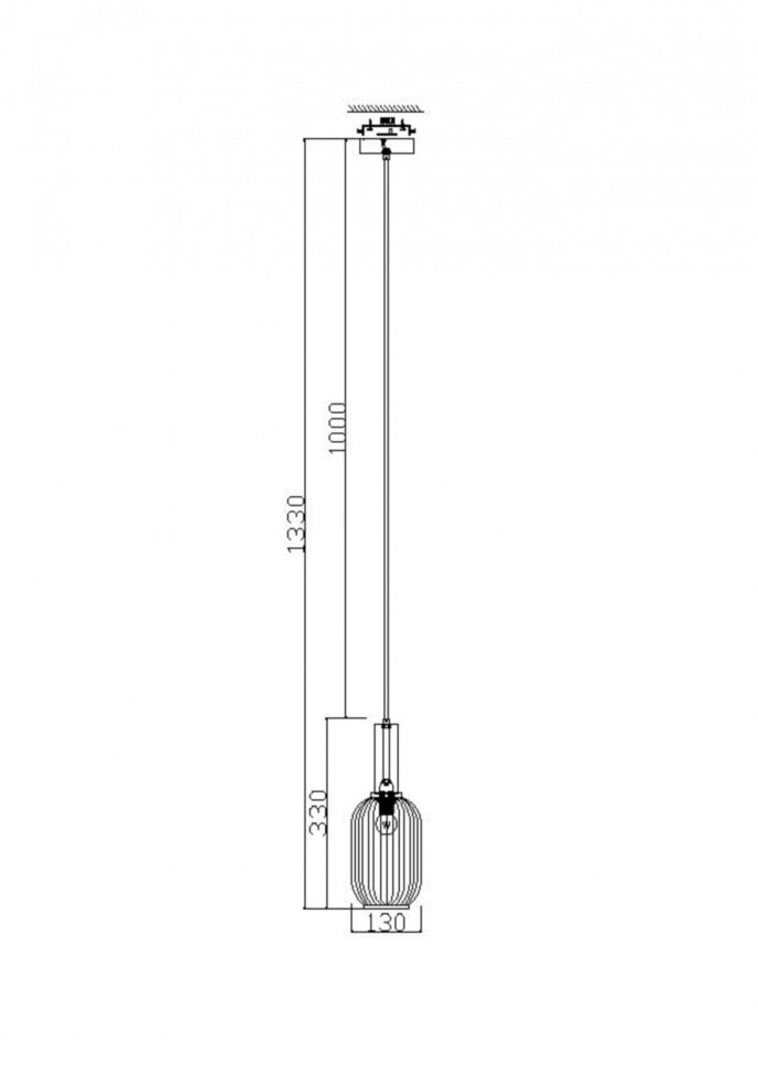 Подвесной светильник Freya FR8013PL-01AM