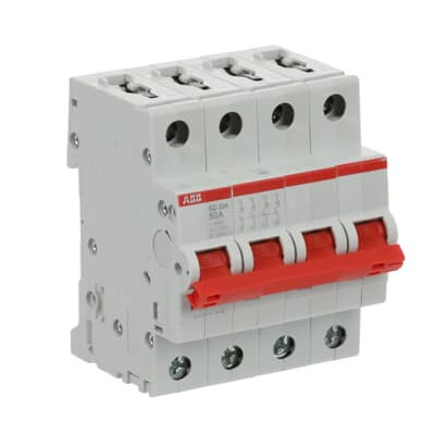Рубильник ABB SD204/50 AC/DC 4P 50A 25кА 2CDD284101R0050