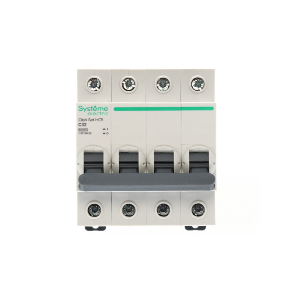 Автоматический выключатель (АВ) С 32А 4P 6kA 400В Systeme Electric City9 Set C9F36432