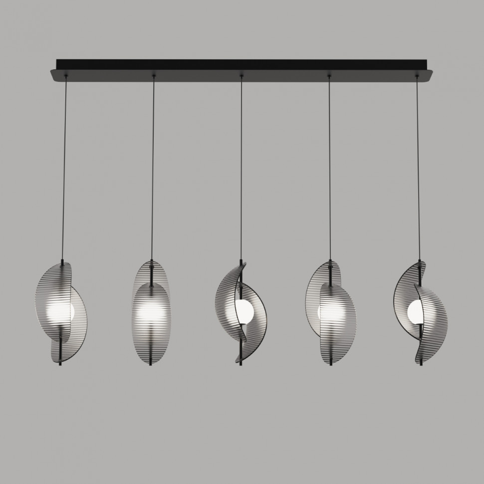 Подвесной светильник Delight Collection MD24030035-5B black/smoky