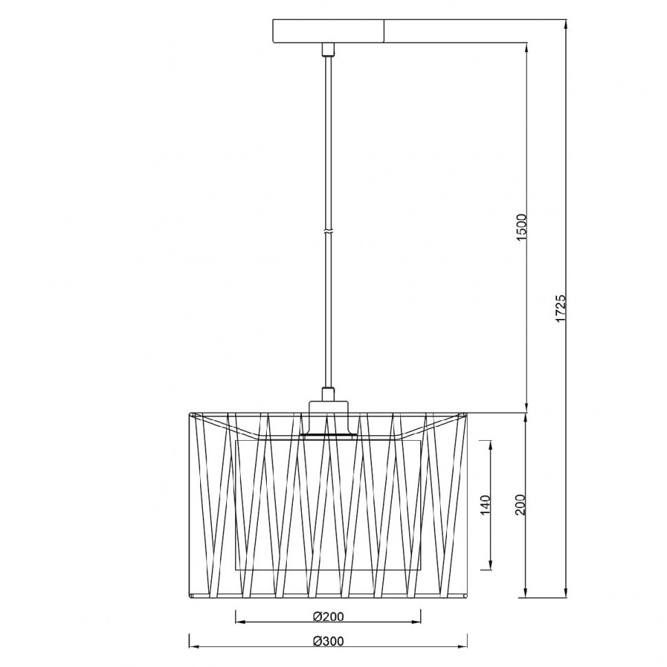 Подвесной светильник Escada Zambeze 10181/1S