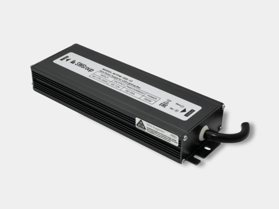  SWG Standard Блок питания для светодиодных лент TPW, 300 W Влагозащитный, 12 V, MTPW-300-12