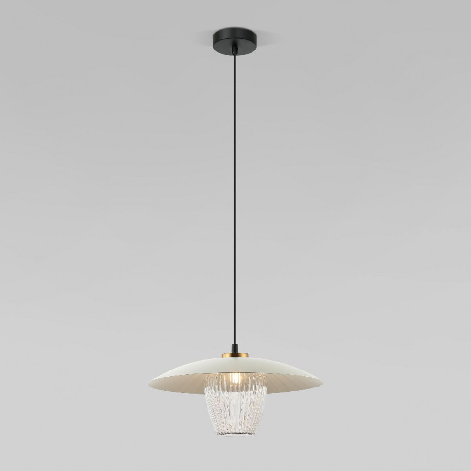 Подвесной светильник Eurosvet Kamari 50259/1 белый/прозрачный a064948