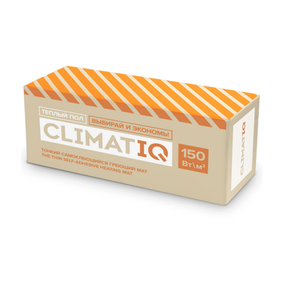 Теплый пол IQWATT тонкий самоклеящийся греющий мат CLIMATIQ MAT 3 кв м
