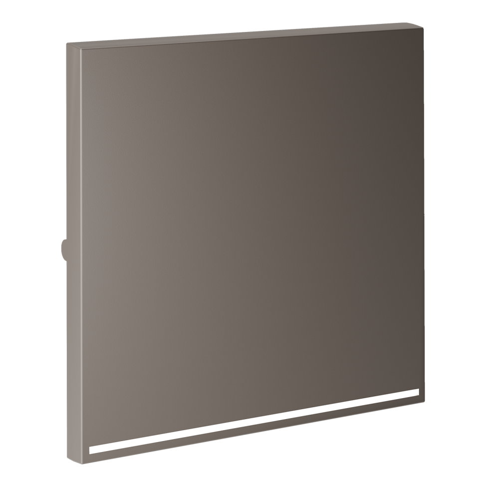 Клавиша для выключателя/переключателя одноклавишного с подсветкой, S70 (капучино)