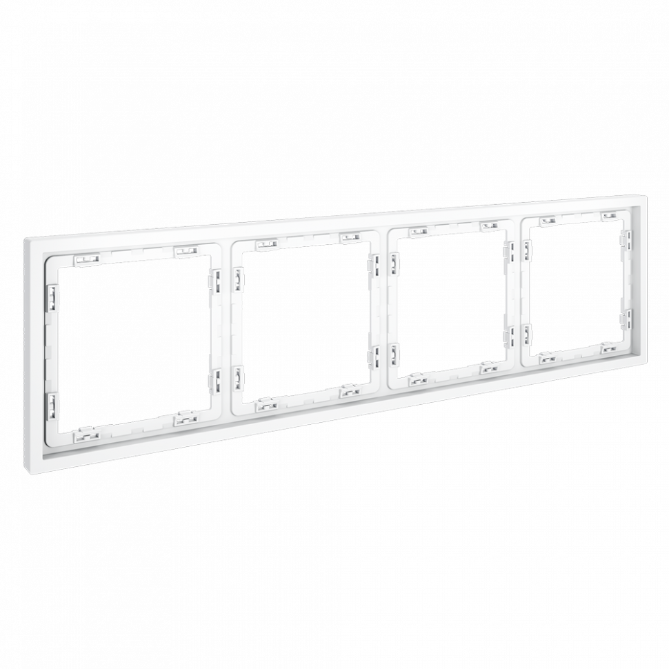 Рамка 4-я  универсальный монтаж: горизонтальный/вертикальный., IP-20.