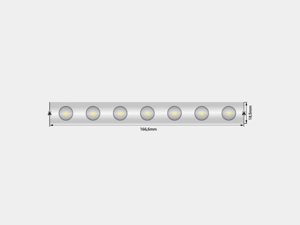  SWG PRO Светодиодная лента wall washer  5050, 42 LED/м, 6,2 Вт/м, 24В , IP67, Цвет: РГБ, SWG-542-24-RGB15-67