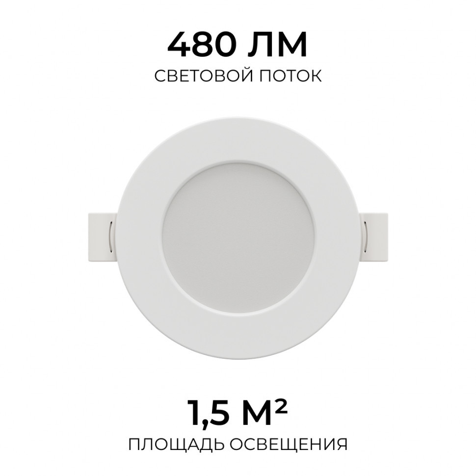 Встраиваемая светодиодная панель Apeyron 3 ССT 06-160