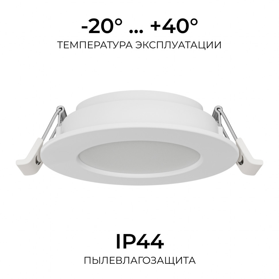 Встраиваемая светодиодная панель Apeyron 3 ССT 06-160