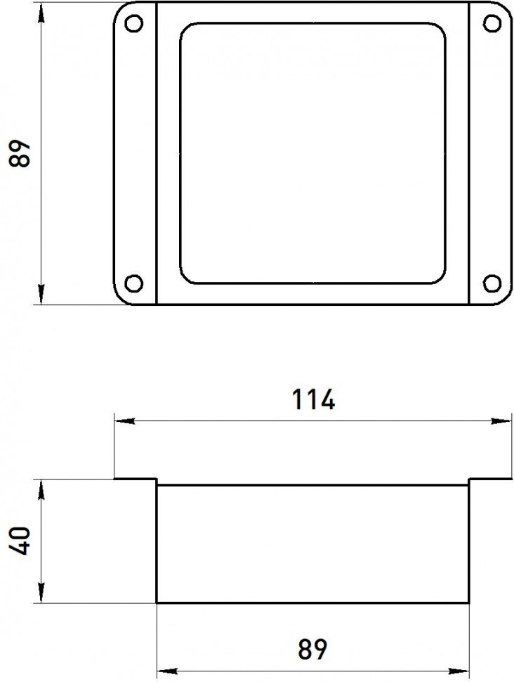 Встраиваемый светильник (комплект из 6 шт.) Эра SPO-646-3-4K-S6 Б0062991