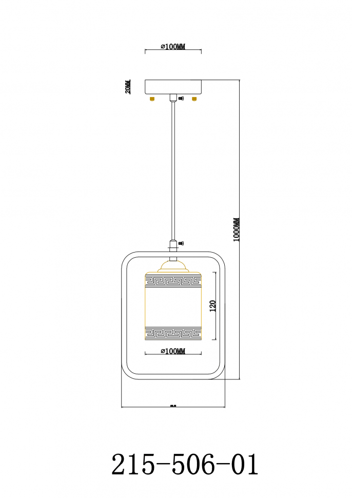 Подвесной светильник Velante 215-506-01