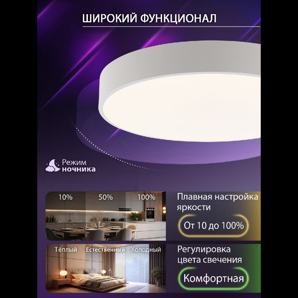 Потолочный светильник Natali Kovaltseva Modern LED LAMPS 81105/2C