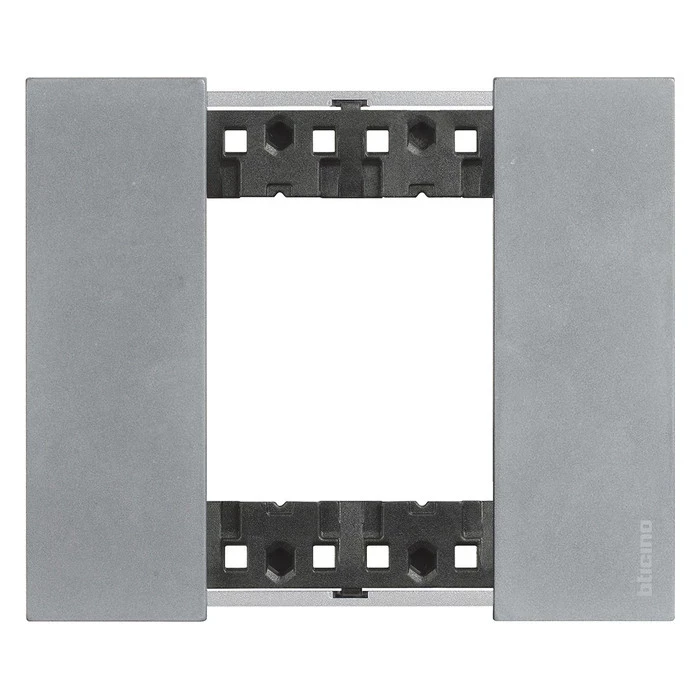 Рамка одинарная (2 мод) с суппортом немецкий стандарт Bticino Living Now луна 