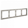 Рамка 4-я  универсальный монтаж: горизонтальный/вертикальный., IP-20. 1