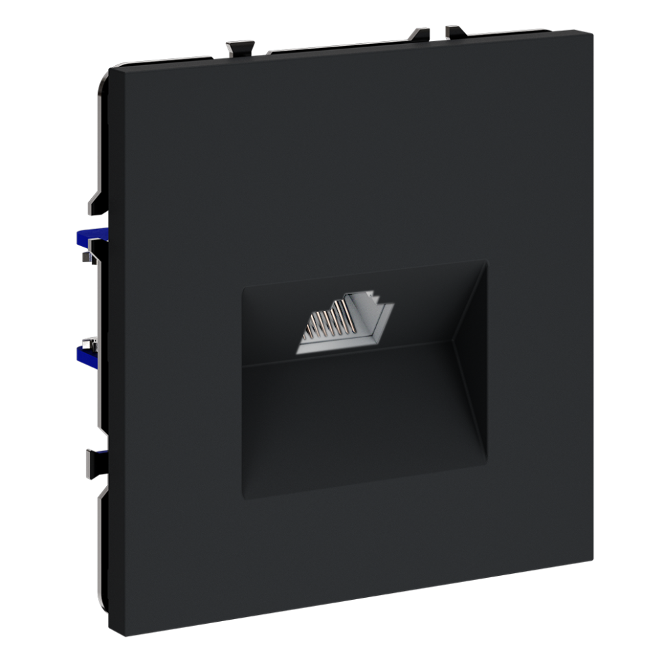 Розетка компьютерная встраиваемая VOLTUM S70 RJ45 кат.6, (графит)