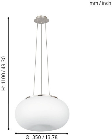 Подвесной светильник Eglo Optica 86814