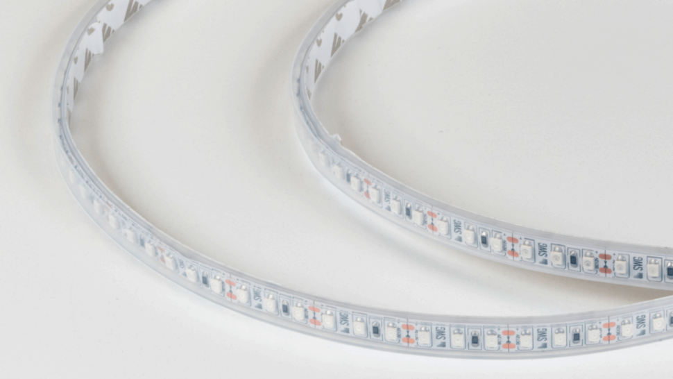  SWG Standard Светодиодная лента 3528, 120 LED/м, 9,6 Вт/м, 12В , IP66, Цвет: Желтый, SWG3120-12-9.6-Y-66-M