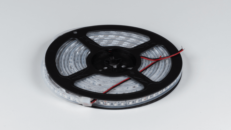  SWG Standard Светодиодная лента 3528, 120 LED/м, 9,6 Вт/м, 12В , IP66, Цвет: Желтый, SWG3120-12-9.6-Y-66-M