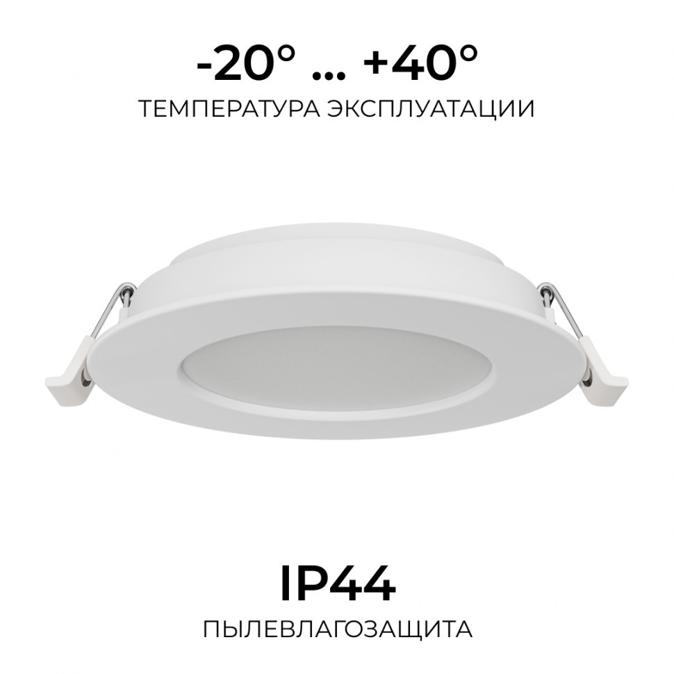 Встраиваемая светодиодная панель Apeyron 3 ССT 06-162