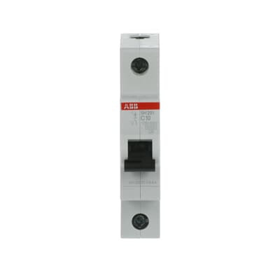 Автоматический выключатель ABB SH201-C10 1P 6kA 10А 2CDS211001R0104