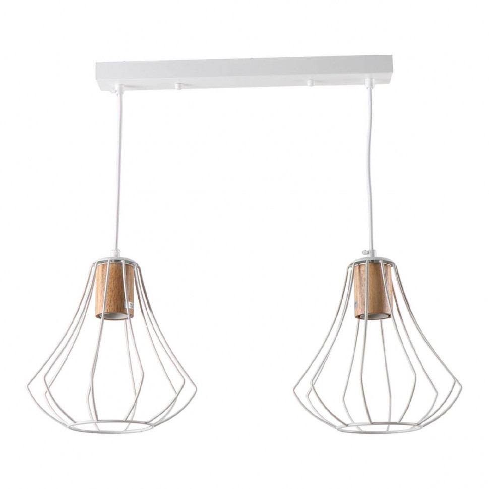 Подвесной светильник IMEX MD.9052-2-P-WH+WOOD