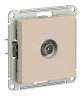 Розетка TV Schneider Electric Atlas Design песочный ATN001293