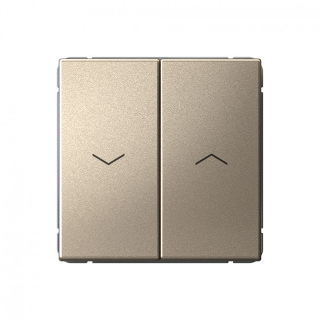 2-клавишный ВЫКЛЮЧАТЕЛЬ ЖАЛЮЗИ, 10 А Schneider Electric Art Gallery Шампань GAL000519