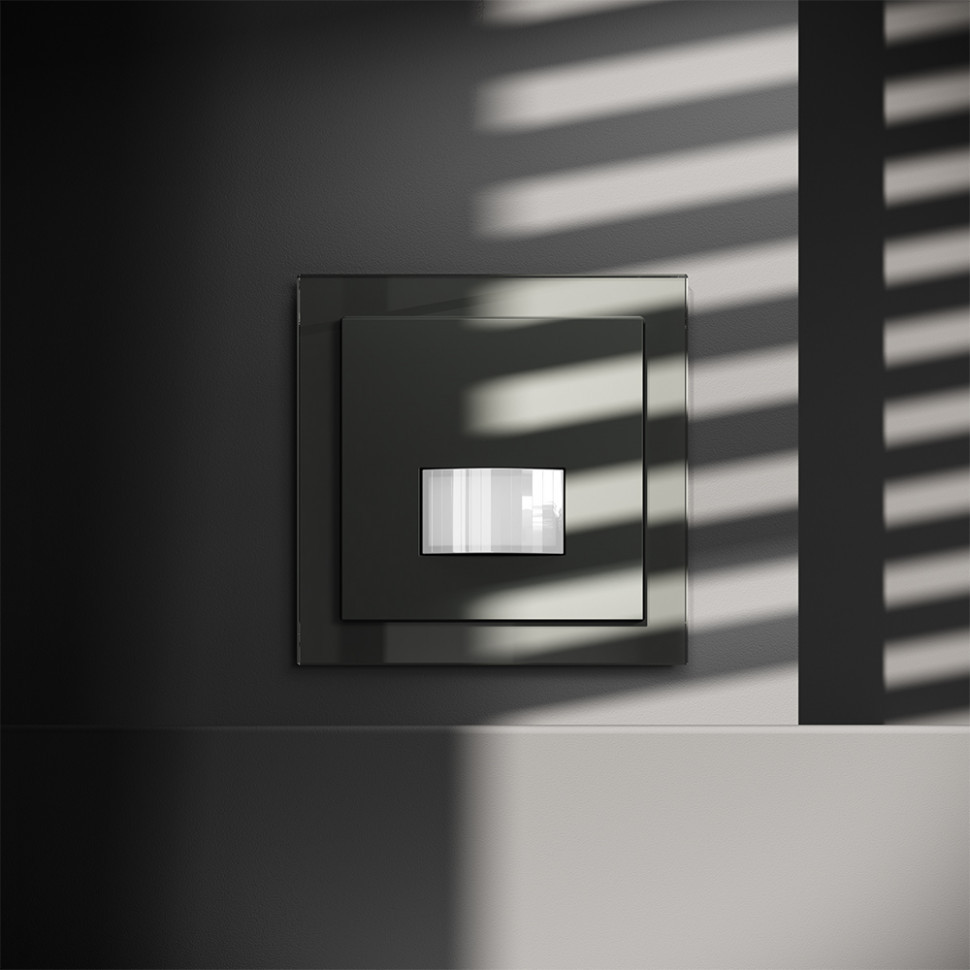 Датчик движения встраиваемый VOLTUM S70, (титан) VLS070506