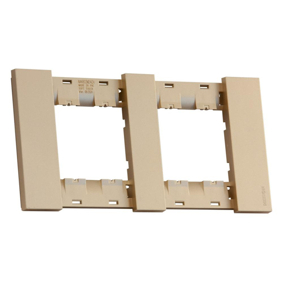 Рамка 2-ая цвет-шампань матовый MEITON AA4802M2ACH