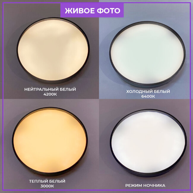 Потолочный светильник Seven Fires Эйри 48200.30.36.77BK