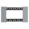 Рамка на 4 модуля с суппортом итальянский стандарт Bticino Living Now луна