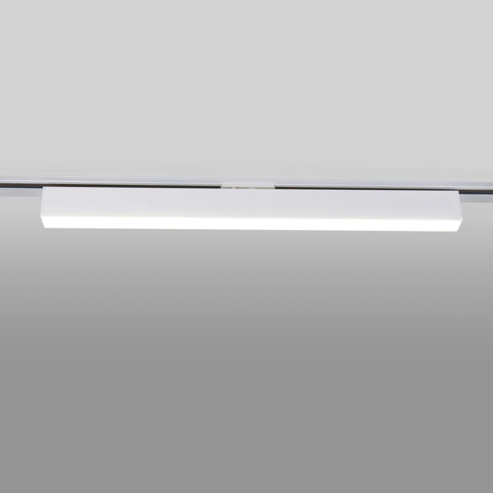 Трековый светодиодный светильник для однофазного шинопровода X-Line 20W 4200K белый матовый X-Line белый матовый 20W 4200K (LTB54) однофазный