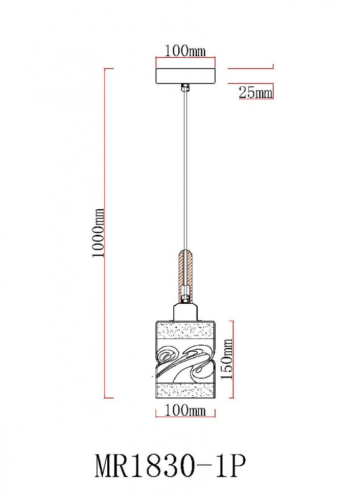 Подвесной светильник MyFar Olivia MR1830-1P