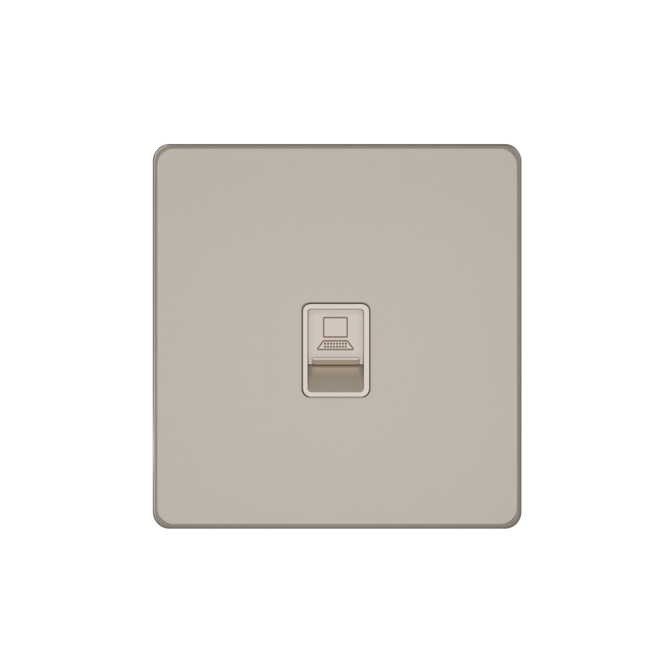 Systeme Infinity, Розетка информационная С/У RJ-45 кат.6, Песчаный берег