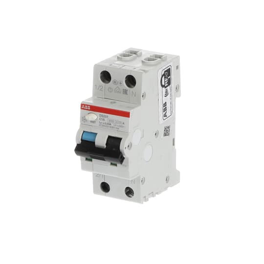 Дифференциальный автомат (АВДT) ABB DS201 C25 A30 Тип-A 1P+N 25A 30мА х-ка C 6kA  2CSR255180R1254