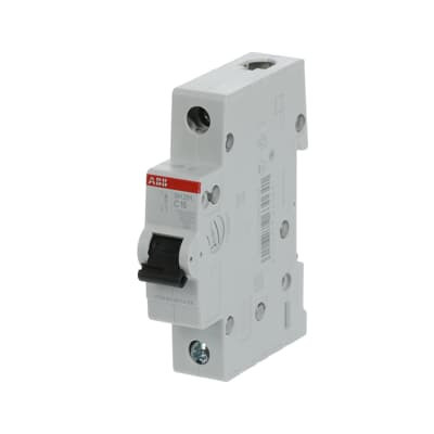Автоматический выключатель ABB SH201-C16 1P 6kA 16А 2CDS211001R0164