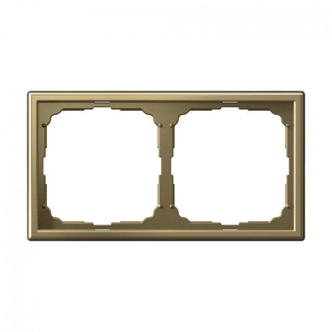 Рамка Schneider Electric Art Gallery на 2 поста, золото GAL001602
