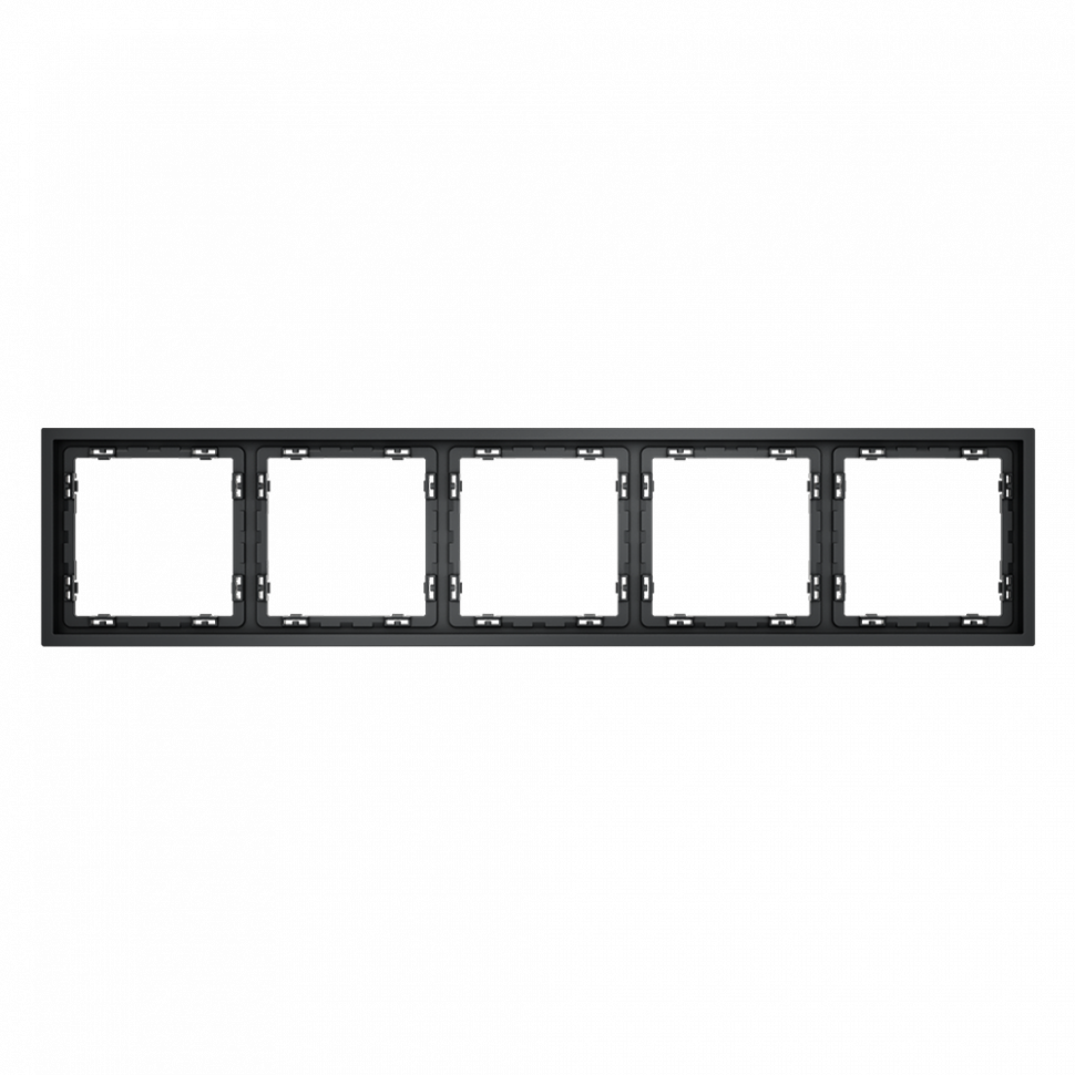 Рамка VOLTUM S70 на 5 постов графит VLS100507